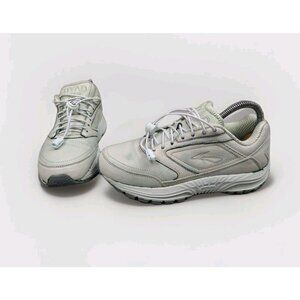 Brooks Dyad Walker Leather White‎ Sneakers Style 6200471B111 Women's 8.5 Shoes
